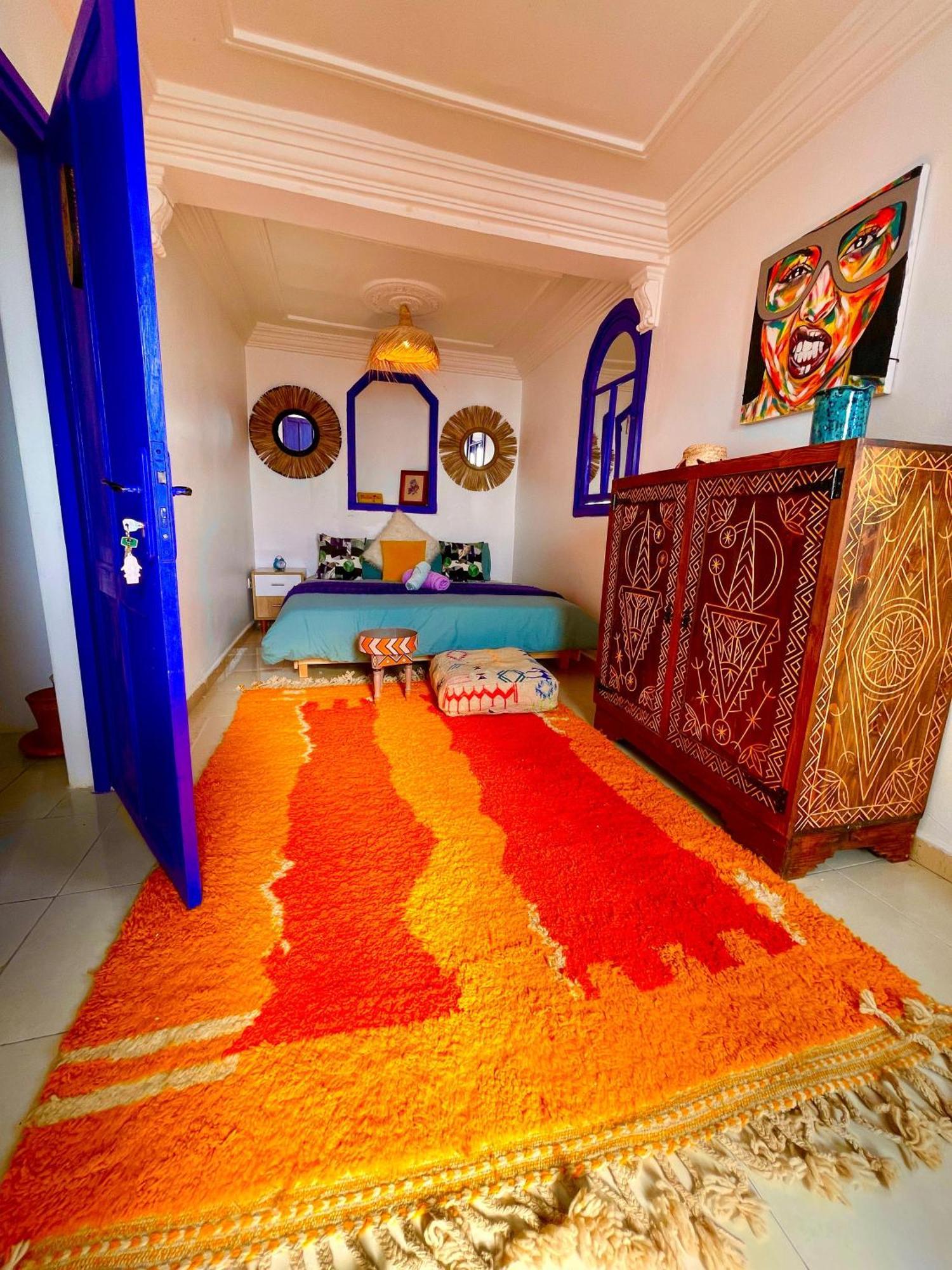 Bed and Breakfast Surf & Salsa Ocean House Tamraght Экстерьер фото